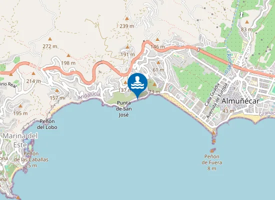 Map of La Veintiuna