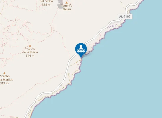 Map of Cala Mal Paso