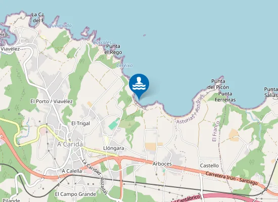 Map of Playa de Cambaredo