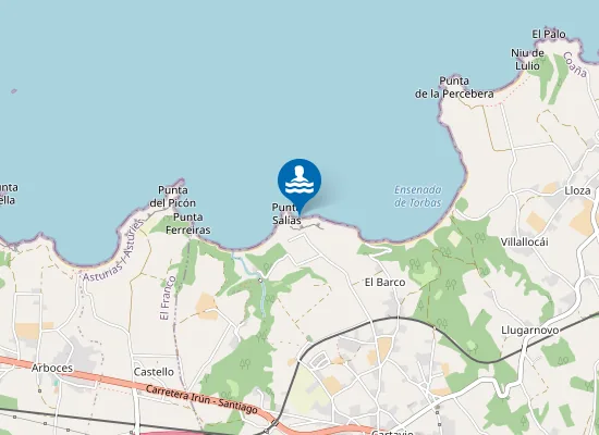 Map of Playa del Burro