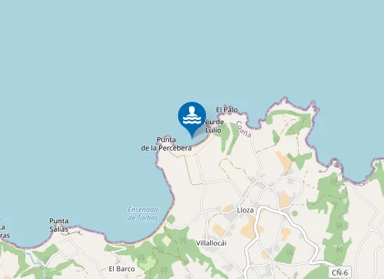 Map of Playa Del Aguión