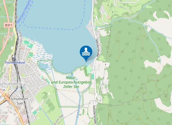 Map of ZELLER SEE, ERLBERG