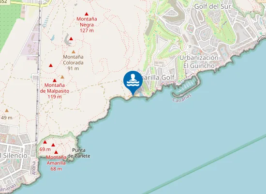 Map of Playa El Barranco