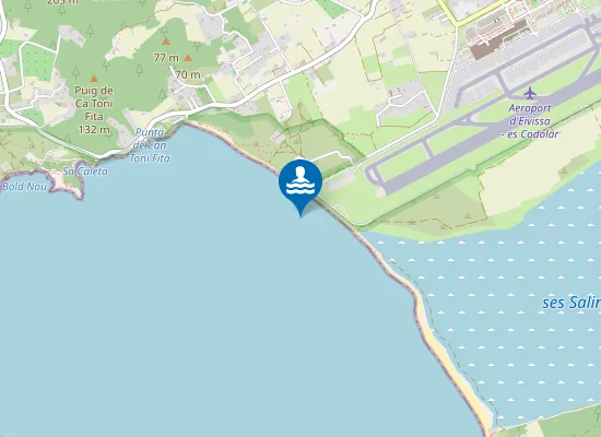Map of Platja des Codolar