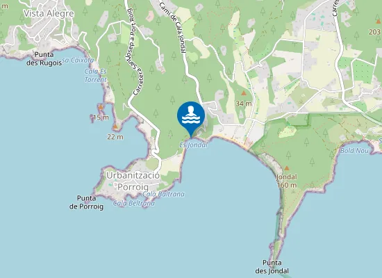 Map of Es Xarco