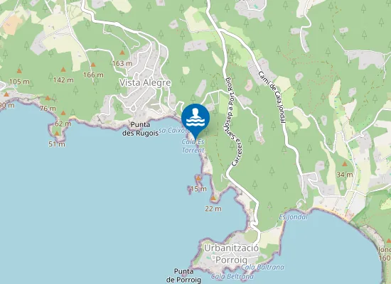 Map of Es Torrent