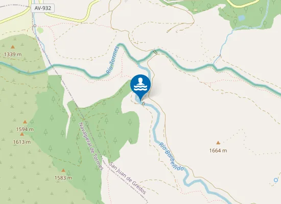 Map of Pozo de las Paredes
