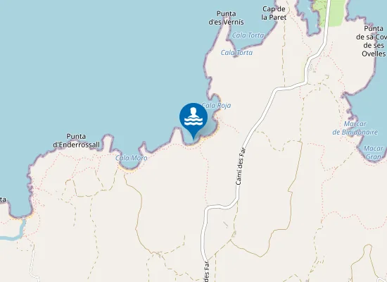 Map of Platja de Ferragut