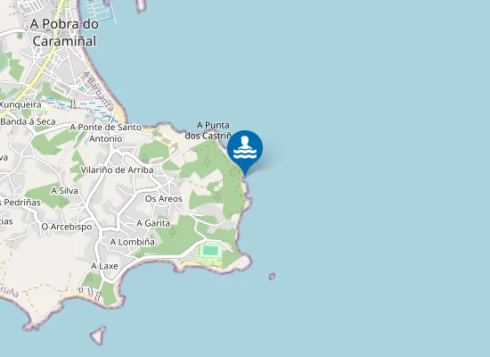 Map of Praia da Ladiña