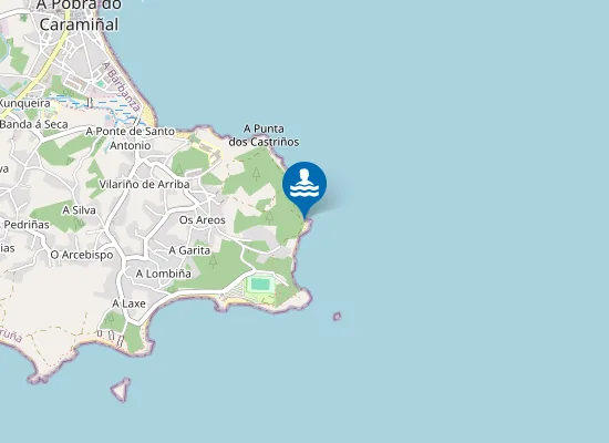 Map of Praia do Agro Novo