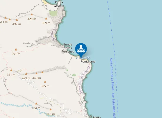 Map of Playa Del Águila