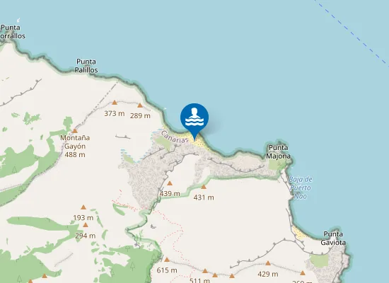 Map of Playa Molino
