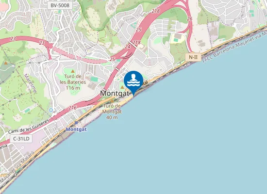 Map of Platja de les Barques