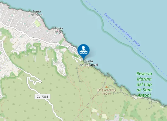 Map of Cala d'Aigua Dolç