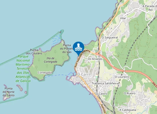 Map of Praia da Rosa
