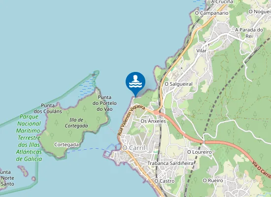 Map of Praia Longa
