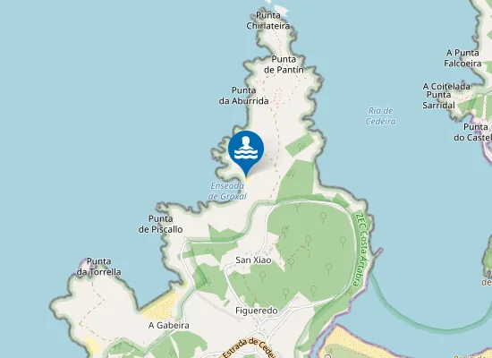 Map of Praia de Graxal
