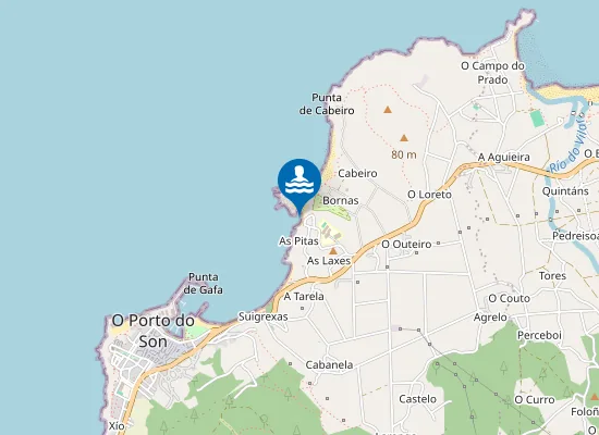 Map of Praia da Becha
