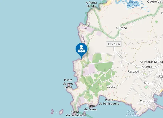 Map of Praia de Fieitoso