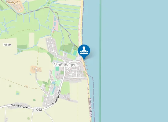 Map of OSTS SCHOENHAGEN