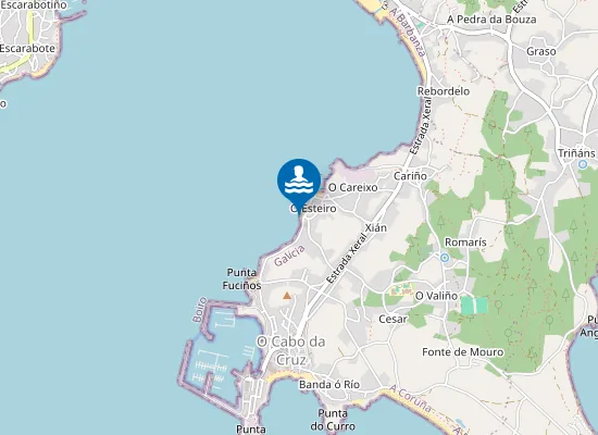 Map of Praia Grande do Esteiro