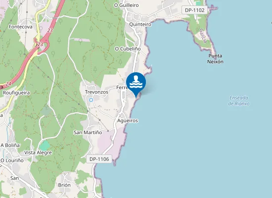 Map of Praia Da Arnela