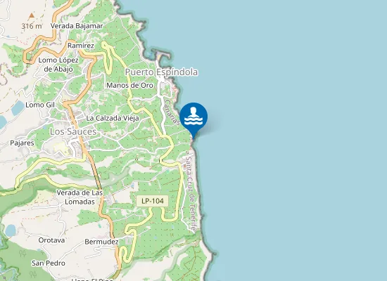 Map of Puerto La Cuevita