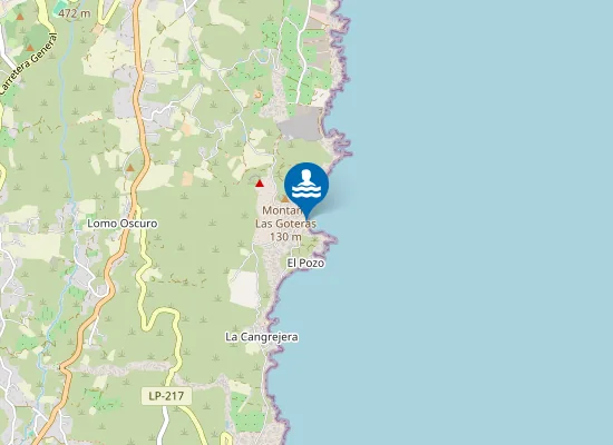 Map of Playa Piedra Nueva