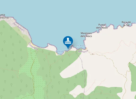 Map of es Aloquets