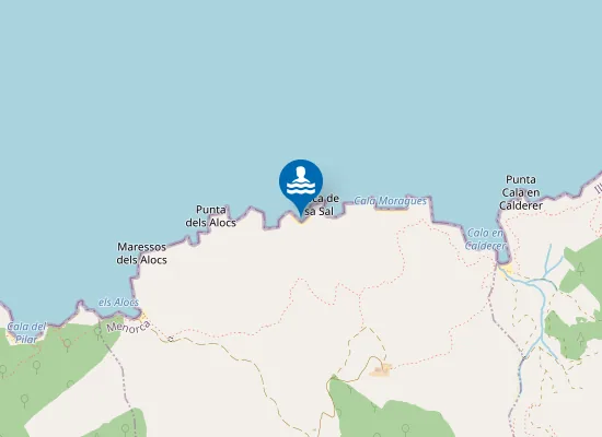 Map of es Rinconot