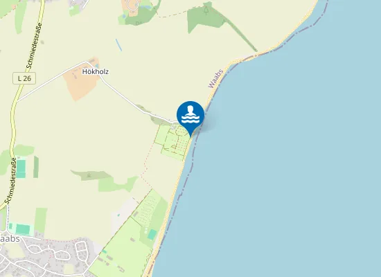 Map of OSTS HOEKHOLZ AM CAMPINGPLATZ