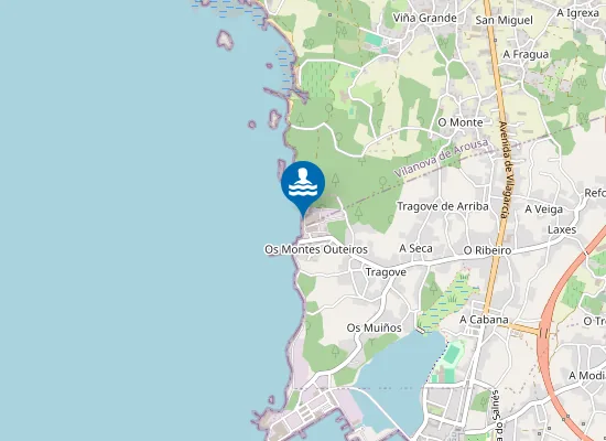 Map of Praia Porqueira