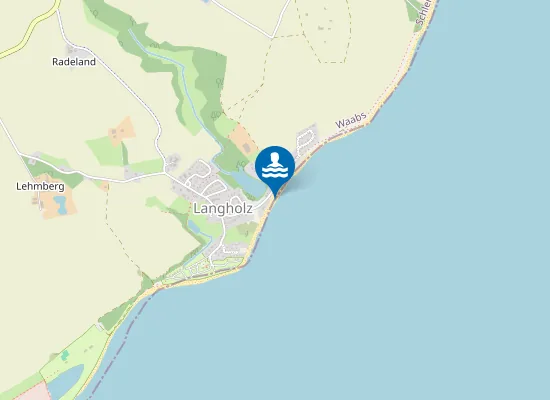 Map of OSTS LANGHOLZ GEMEINDEBADESTELLE