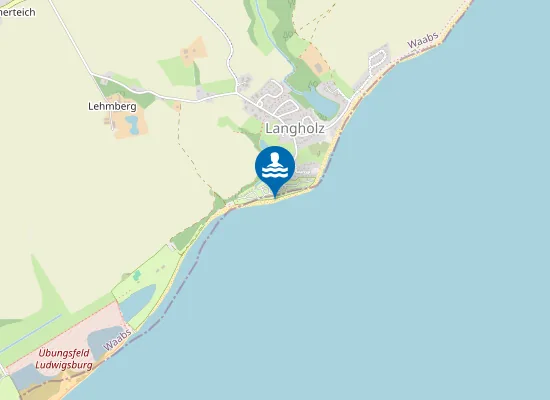 Map of OSTS LANGHOLZ AM CAMPINGPLATZ