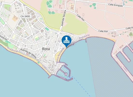 Map of Playa del Chorrillo