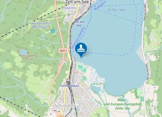Map of ZELLER SEE, SCHÜTTDORF
