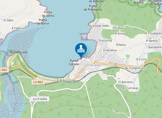 Map of Praia de Pustura Nova