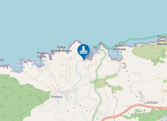 Map of Playa De Berellín