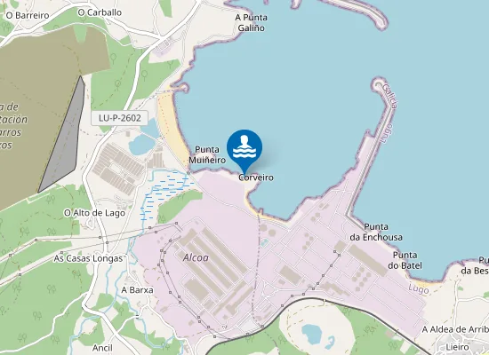 Map of Praia de Castro Alto