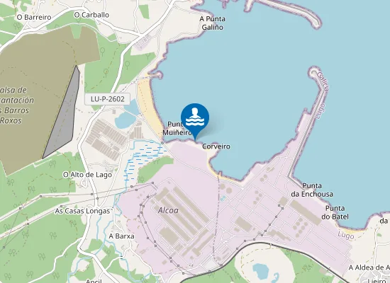 Map of Praia dos Carabullos