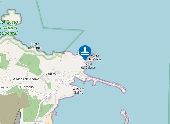 Map of Praia da Baleeira