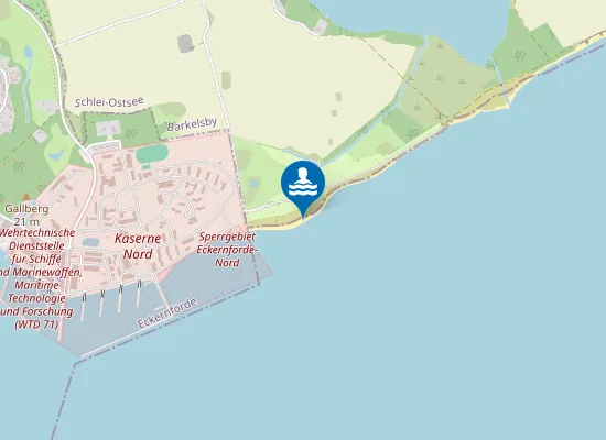 Map of OSTS HEMMELMARK AM CAMPINGPLATZ