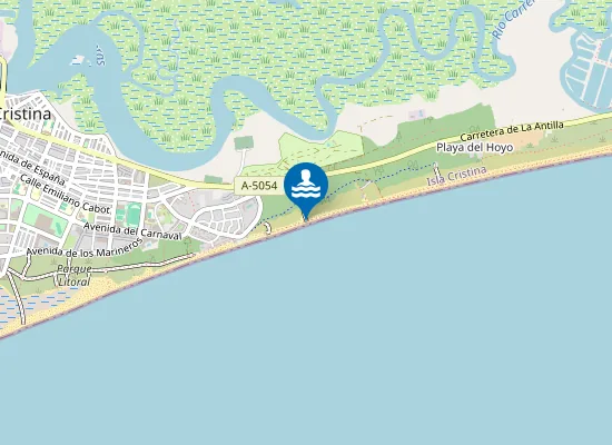 Map of Playa Central