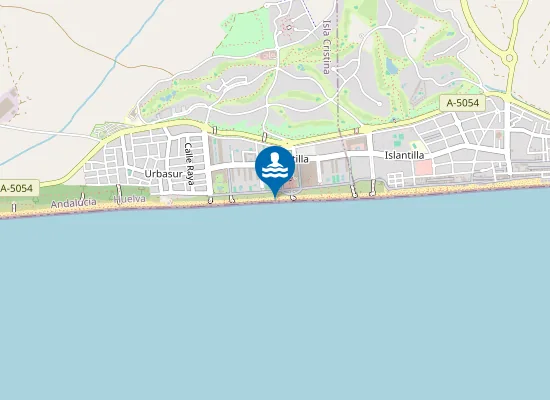 Map of Playa de Islantilla