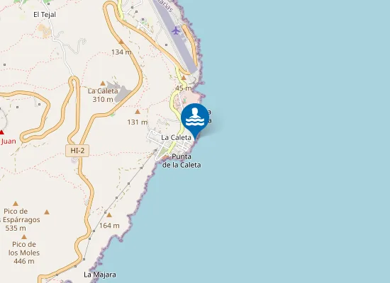 Map of Charco Los Chochos
