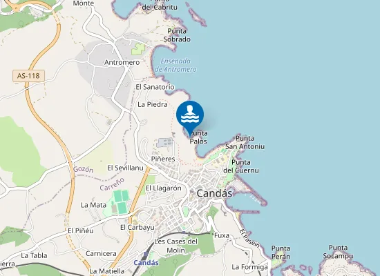 Map of Playa Solfín