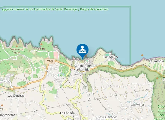 Map of Playa de los Roques