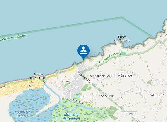 Map of Praia da Lapeira