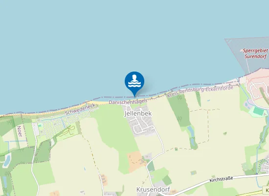 Map of OSTS KRUSENDORF JELLENBEK