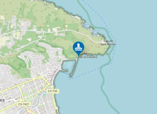 Map of Platgeta del Pope